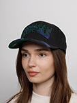 Бейсболка MITCHELL NESS арт. HHSS5813-MBUYYPPPBLCK Milwaukee Bucks NBA (черный)